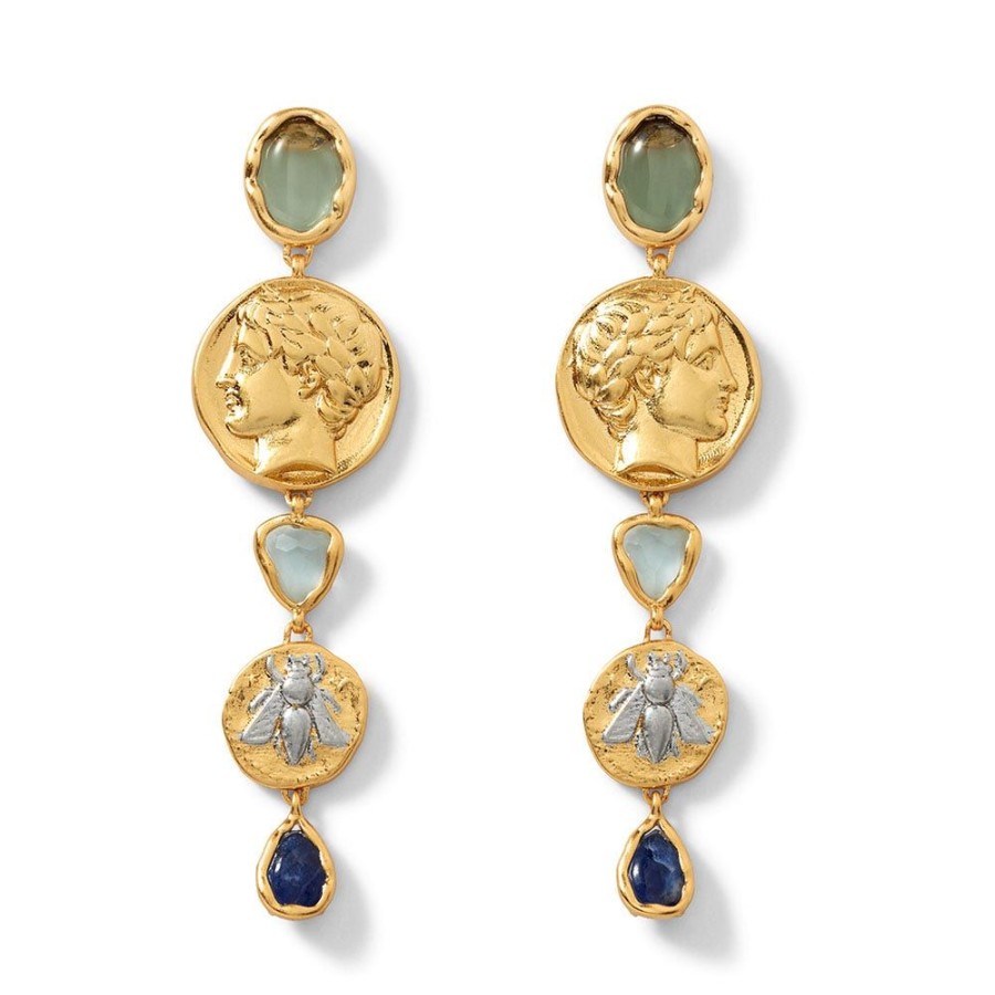 The Metropolitan Museum of Art Mediterranean Coin Statement Earrings | Earrings