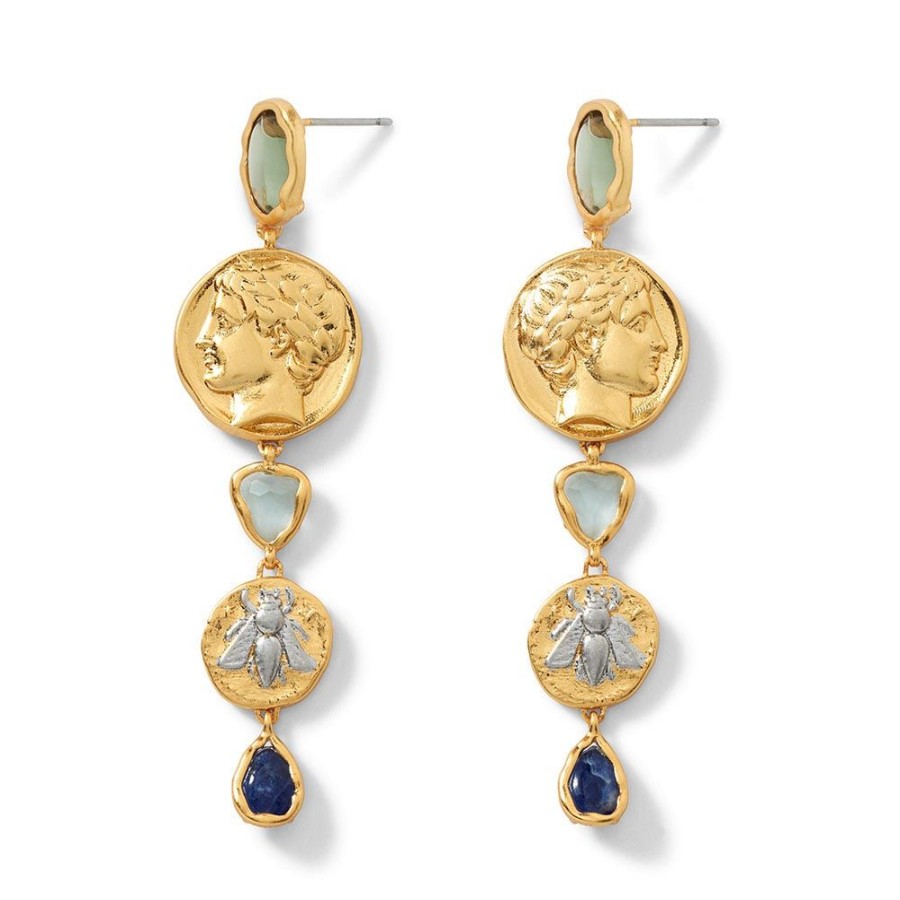 The Metropolitan Museum of Art Mediterranean Coin Statement Earrings | Earrings