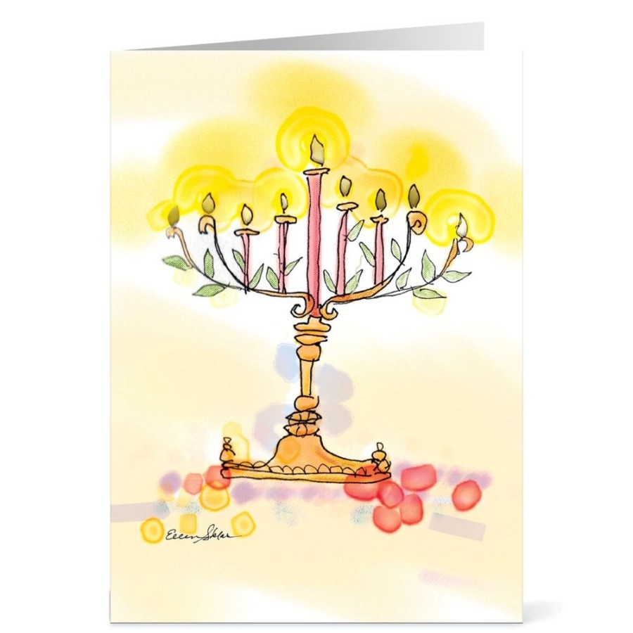 The Metropolitan Museum of Art Sklar: Golden Lights Hanukkah Cards | Holiday Cards