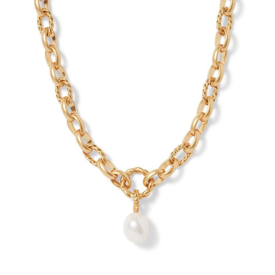 The Metropolitan Museum of Art Cypriot Twist Pearl Chain Pendant Necklace | Necklaces