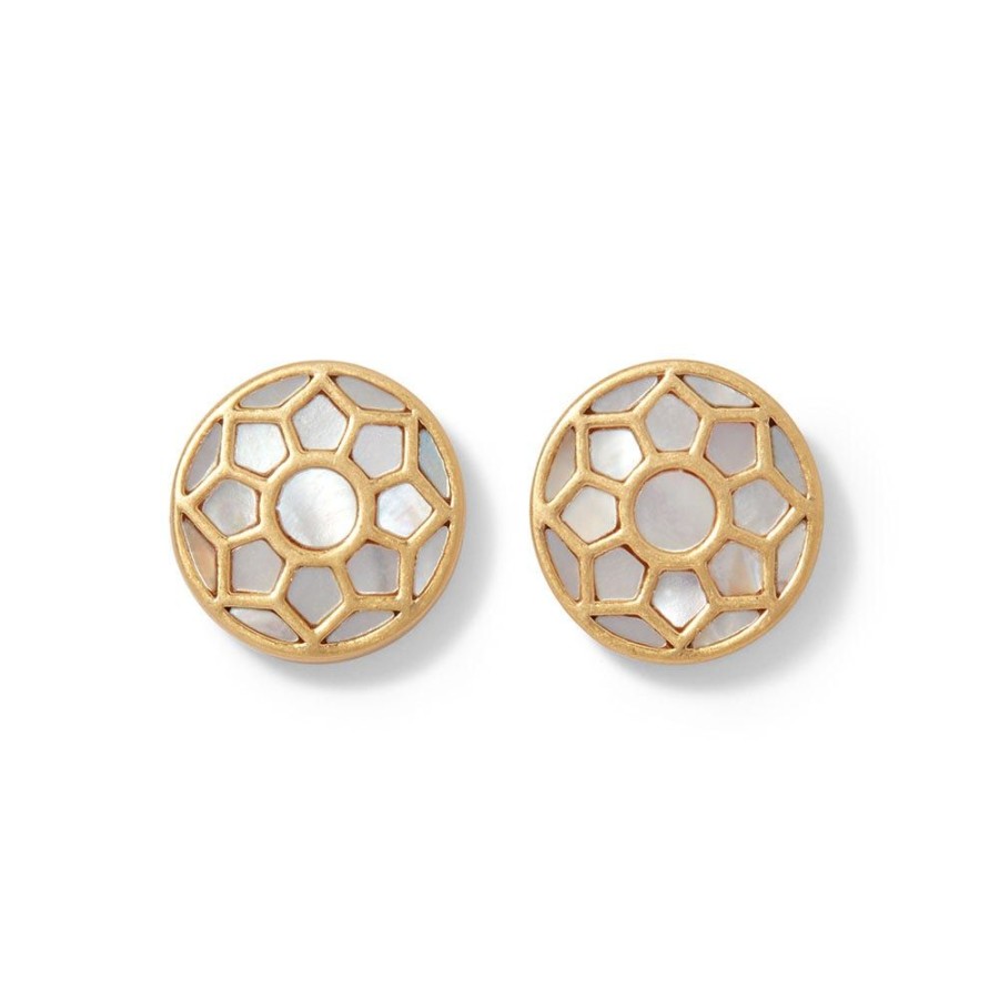 The Metropolitan Museum of Art Mother-Of-Pearl Mosaic Stud Earrings | Earrings