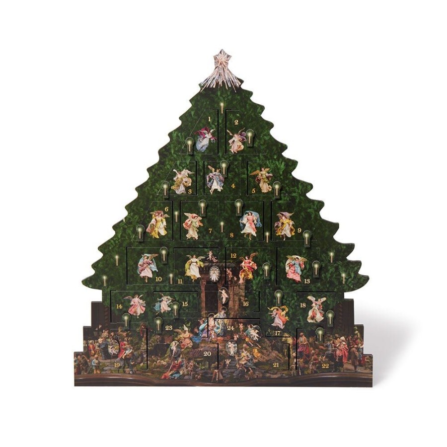 The Metropolitan Museum of Art Angel Tree Wooden Advent Calendar | Calendars