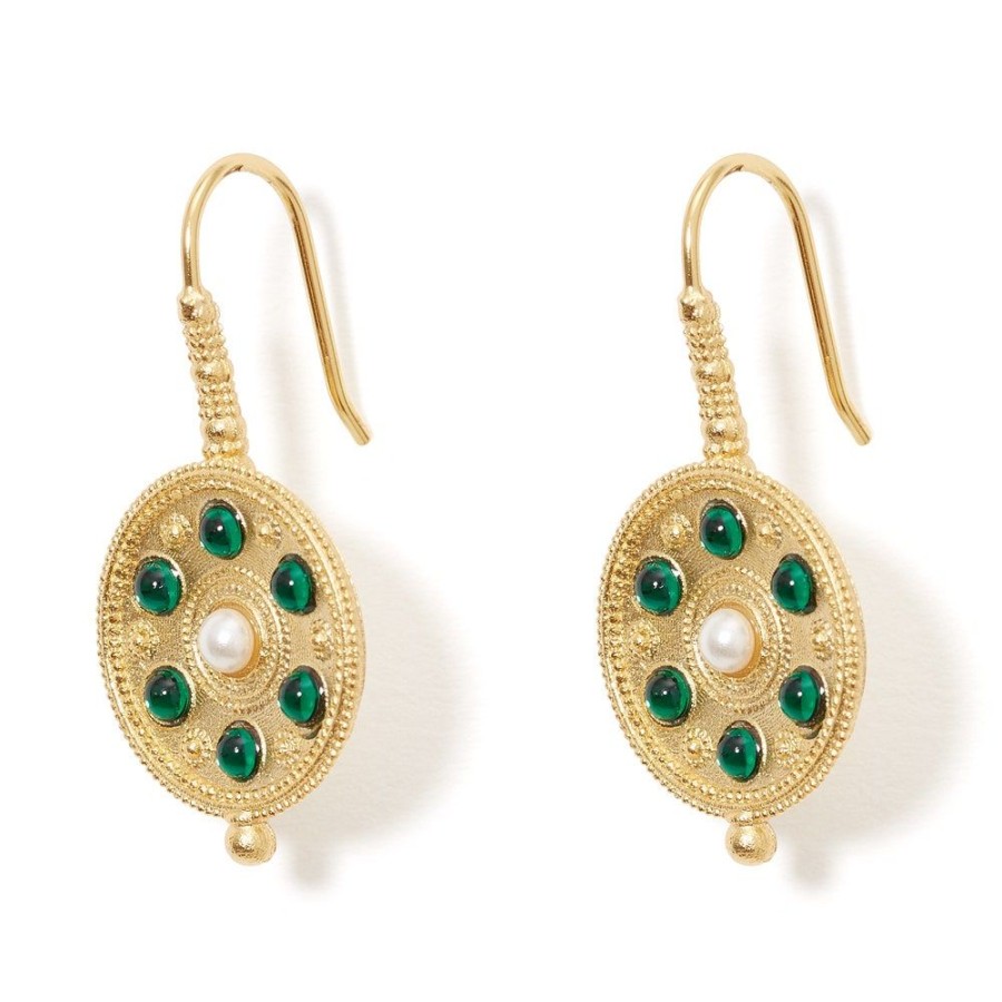 The Metropolitan Museum of Art Embellished Disc Drop Earrings | Earrings