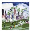 The Metropolitan Museum of Art Dehn Spring In Central Park Square Silk Scarf | Scarves & Wraps