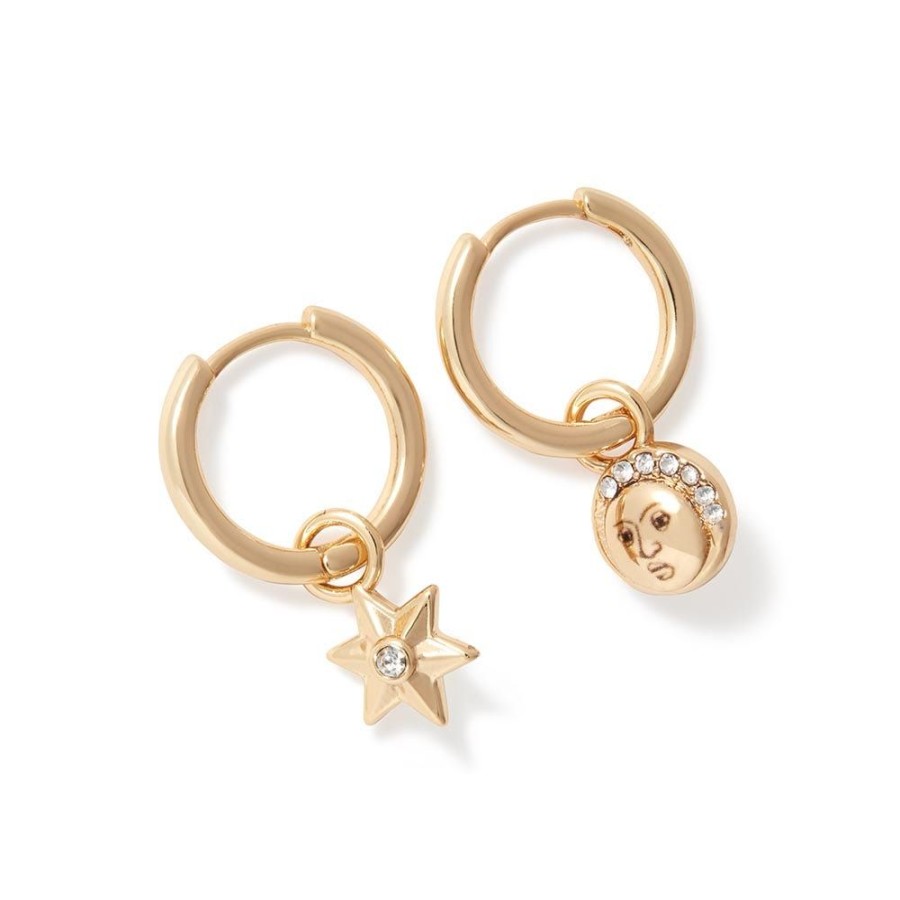 The Metropolitan Museum of Art Moon And Star Hoop Earrings | Earrings