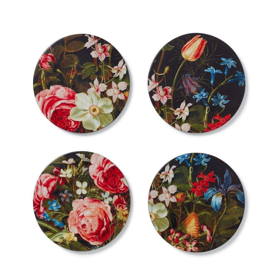 The Metropolitan Museum of Art Peeters Bouquet Of Flowers Lacquer Coasters | Tableware