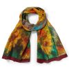 The Metropolitan Museum of Art Monet Sunflowers Oblong Silk Scarf | Scarves & Wraps