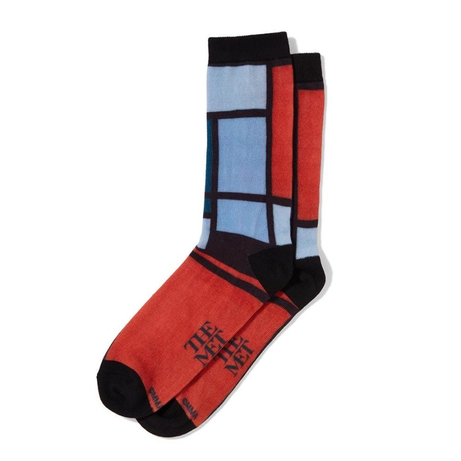 The Metropolitan Museum of Art Mondrian Composition Men'S Socks | Small Accessories