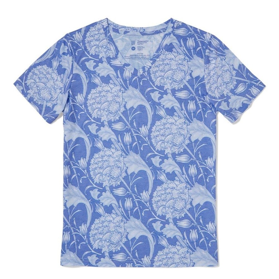 The Metropolitan Museum of Art William Morris Wild Tulip Women'S V-Neck Tee | Clothing