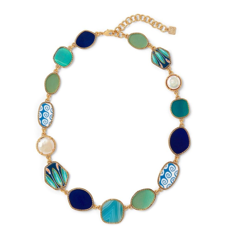 The Metropolitan Museum of Art Ancient Mixed Motifs Glass Statement Necklace | Necklaces