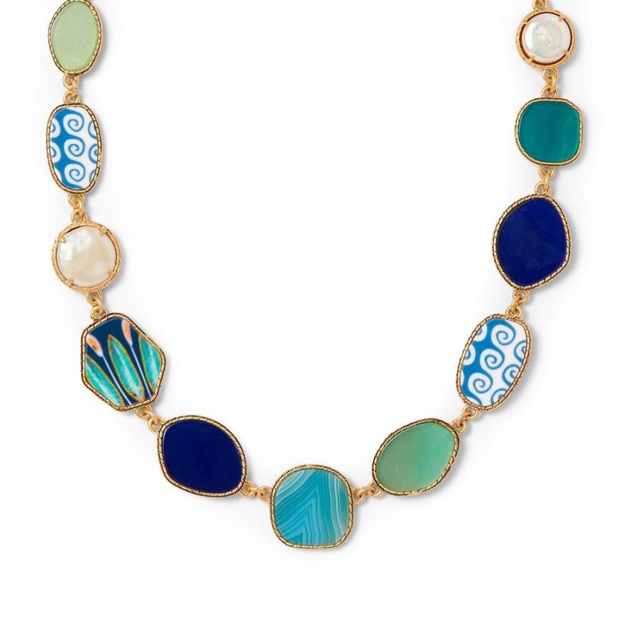 The Metropolitan Museum of Art Ancient Mixed Motifs Glass Statement Necklace | Necklaces