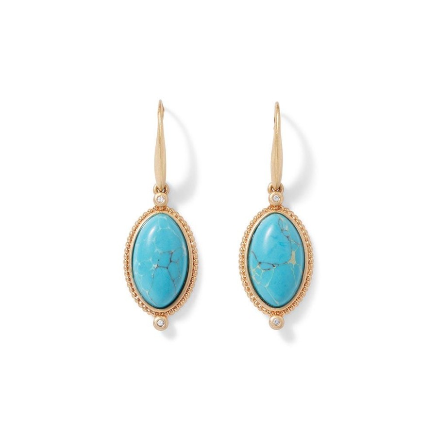 The Metropolitan Museum of Art Egyptian Hathor Turquoise Drop Earrings | Earrings