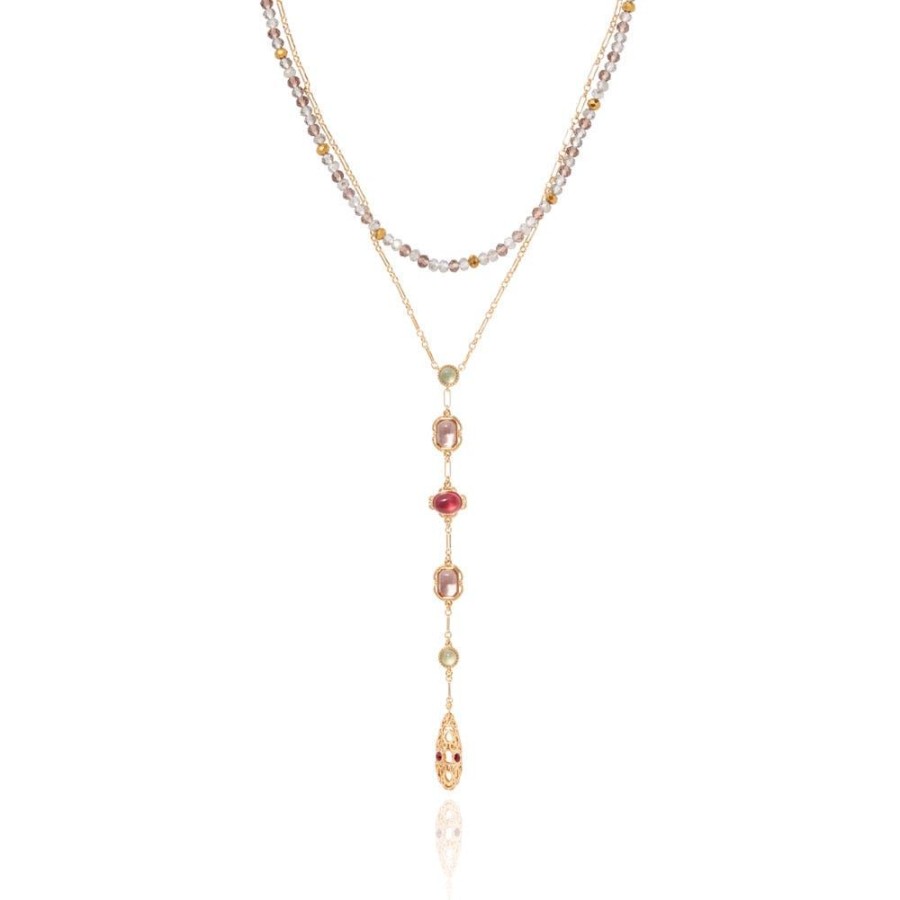 The Metropolitan Museum of Art Cascading Gems Y-Necklace | Necklaces