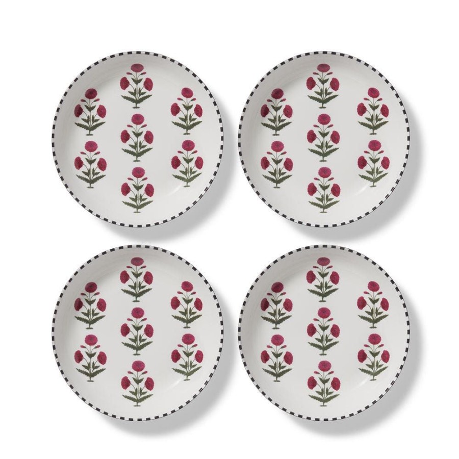 The Metropolitan Museum of Art Good Earth Blooming Poppies Pasta Plate Set | Tableware