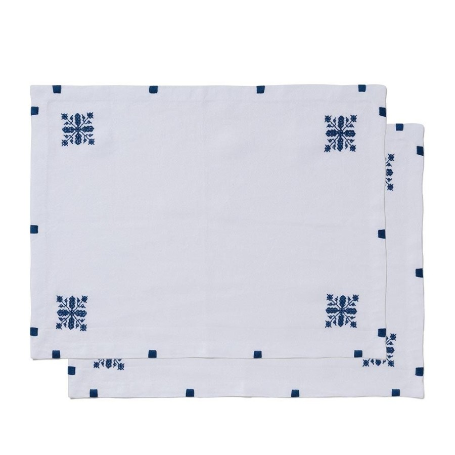 The Metropolitan Museum of Art Alnour Moroccan Motif Embroide Placemats | Tableware