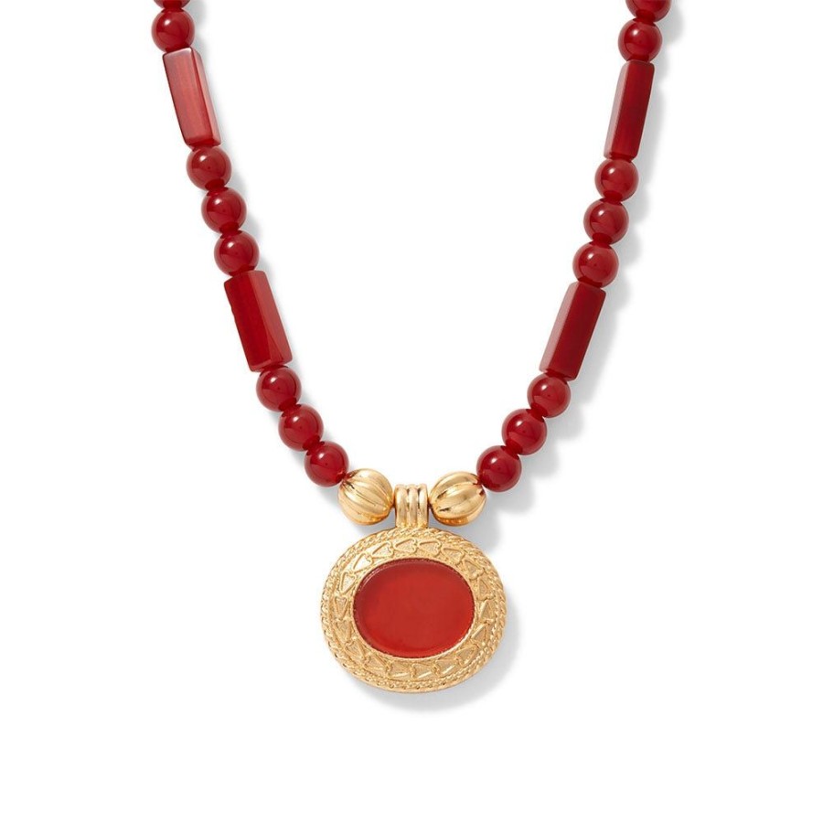 The Metropolitan Museum of Art Classical Carnelian Pendant Necklace | Necklaces