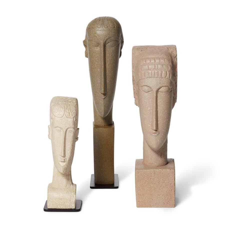 The Metropolitan Museum of Art Amedeo Modigliani: Tete Sculpture Set | Sculpture