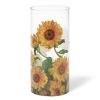 The Metropolitan Museum of Art Monet Sunflowers Glass Vase | Decorative Accents