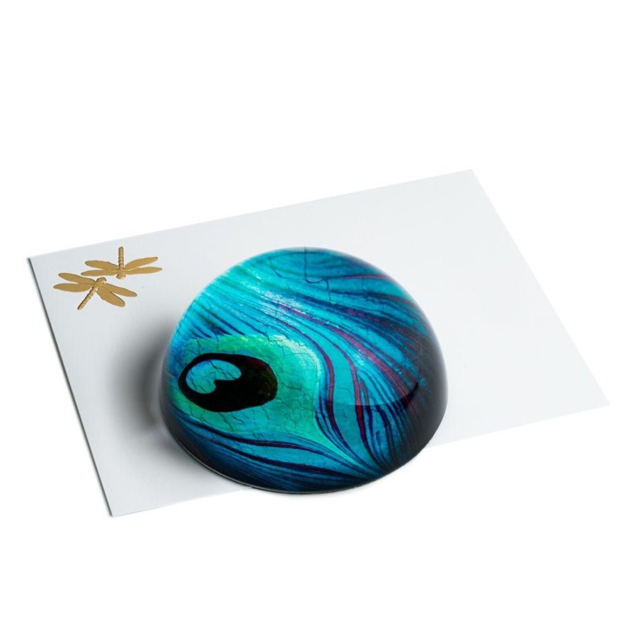 The Metropolitan Museum of Art Louis C. Tiffany Peacock Feather Paperweight | Office