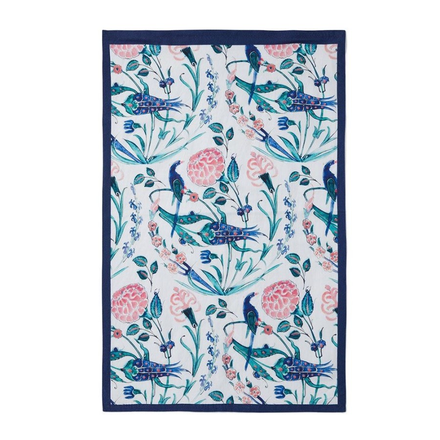 The Metropolitan Museum of Art Iznik Garden Tea Towel | Decorative Accents