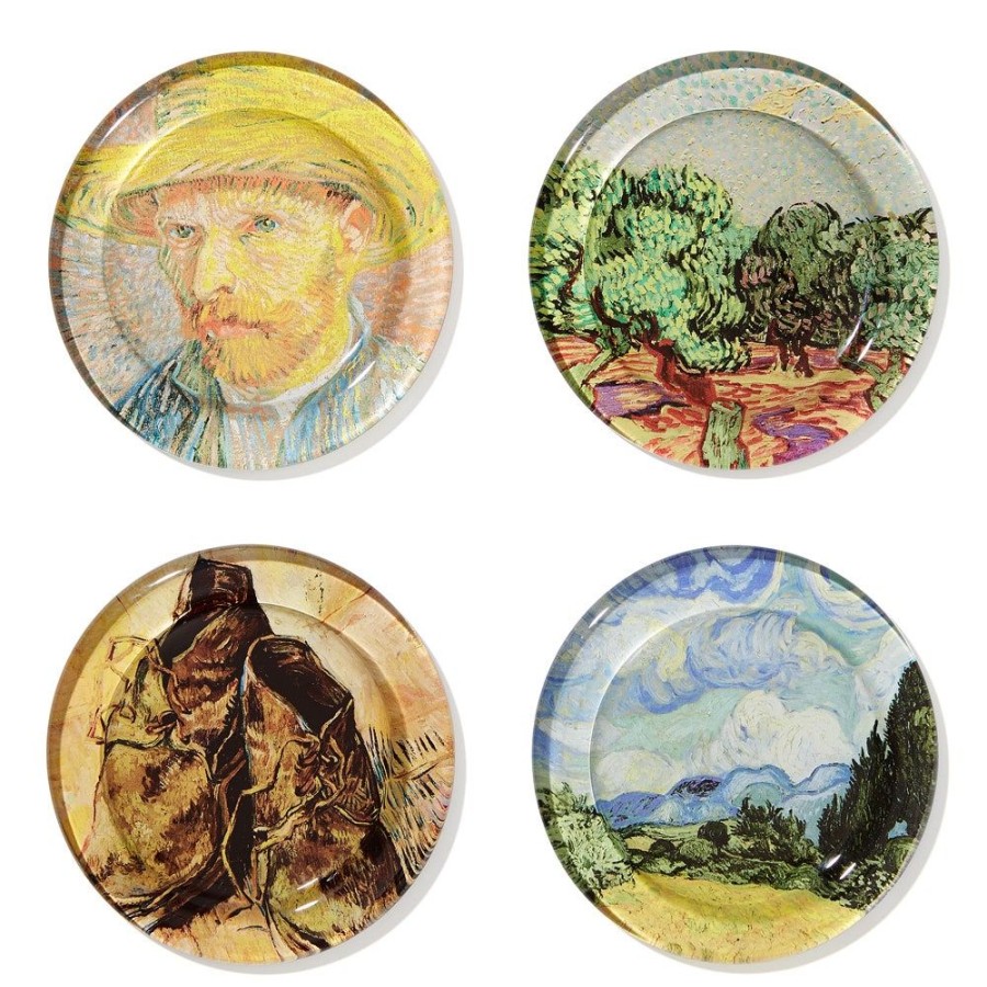 The Metropolitan Museum of Art Van Gogh Glass Coasters | Tableware