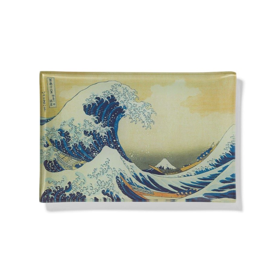 The Metropolitan Museum of Art Hokusai Great Wave Glass Tray | Decorative Accents