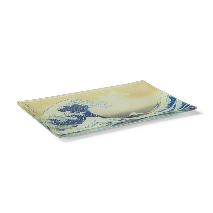 The Metropolitan Museum of Art Hokusai Great Wave Glass Tray | Decorative Accents