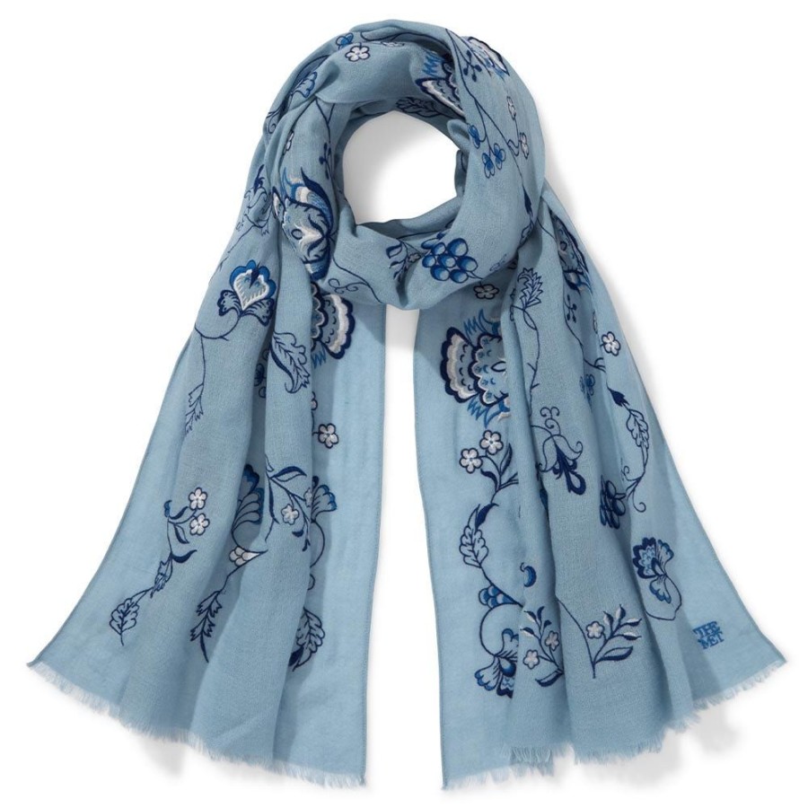 The Metropolitan Museum of Art American Vines Embroidered Shawl | Scarves & Wraps