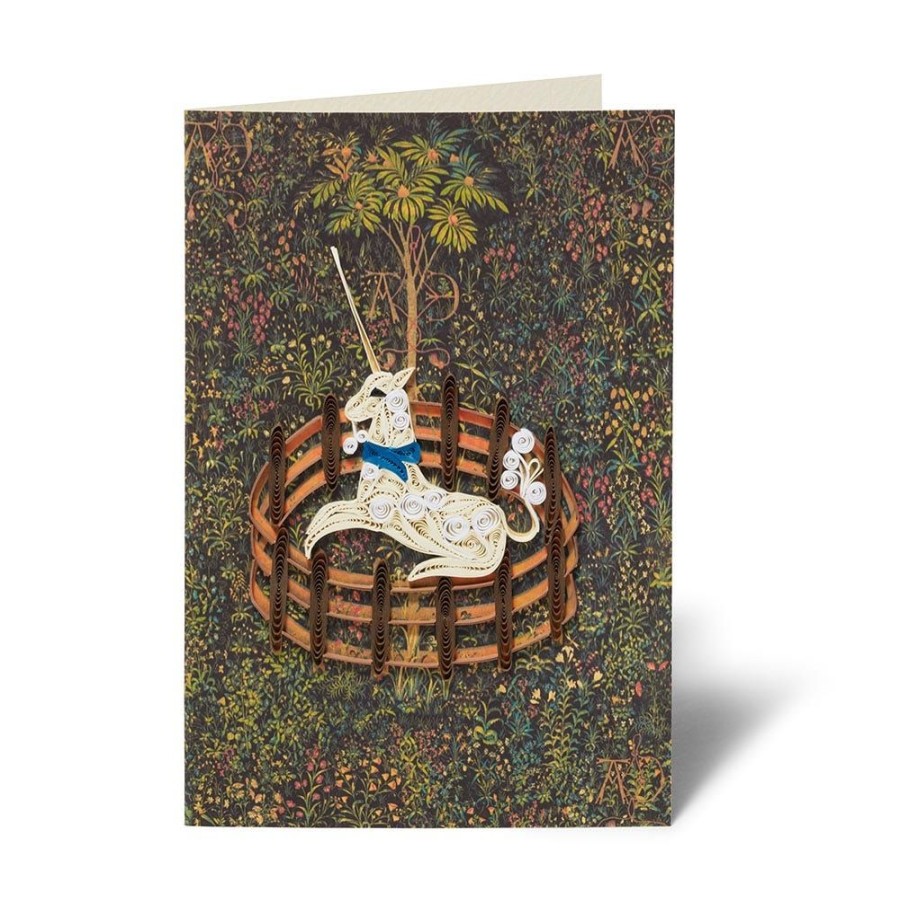 The Metropolitan Museum of Art Unicorn Quilled Card | Notecards & Correspondence