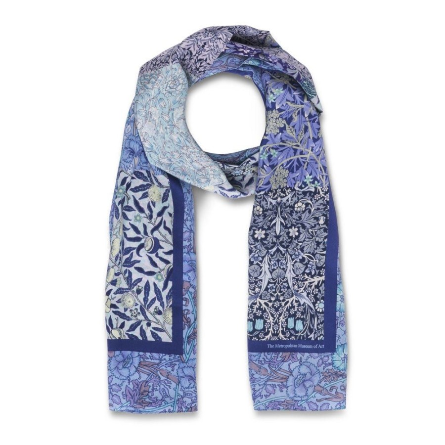 The Metropolitan Museum of Art William Morris Patchwork Oblong Silk Scarf | Scarves & Wraps