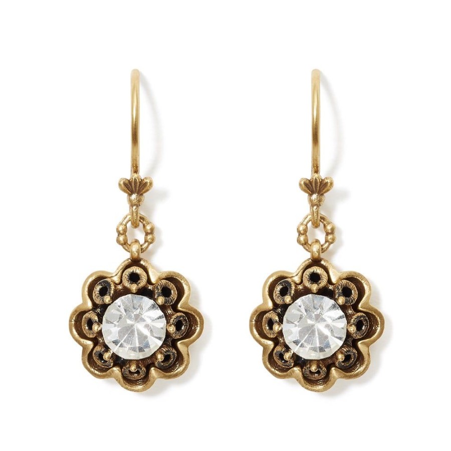 The Metropolitan Museum of Art Crystal Rosette Drop Earrings | Earrings