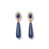 The Metropolitan Museum of Art Spanish Baldric Lapis Elongated Drop Earrings | Earrings