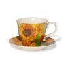 The Metropolitan Museum of Art Monet Sunflowers Teacup And Saucer | Tableware