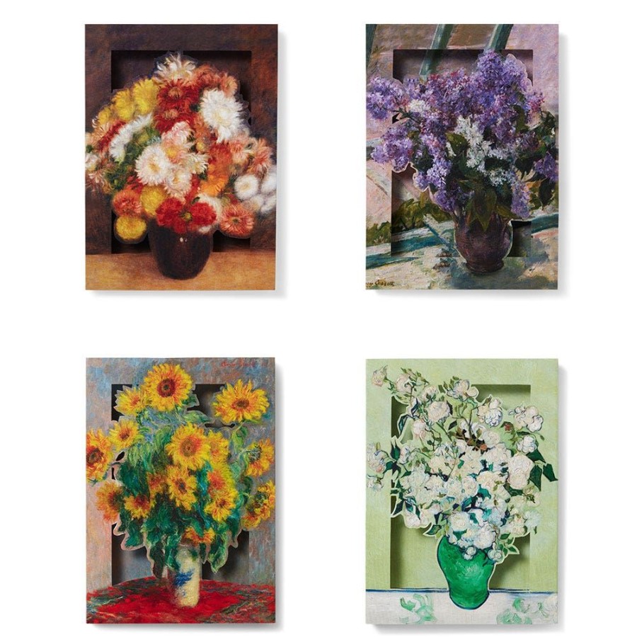 The Metropolitan Museum of Art Impressionist & Post-Impressionist Bouquets Pop-Up Cards | Notecards & Correspondence