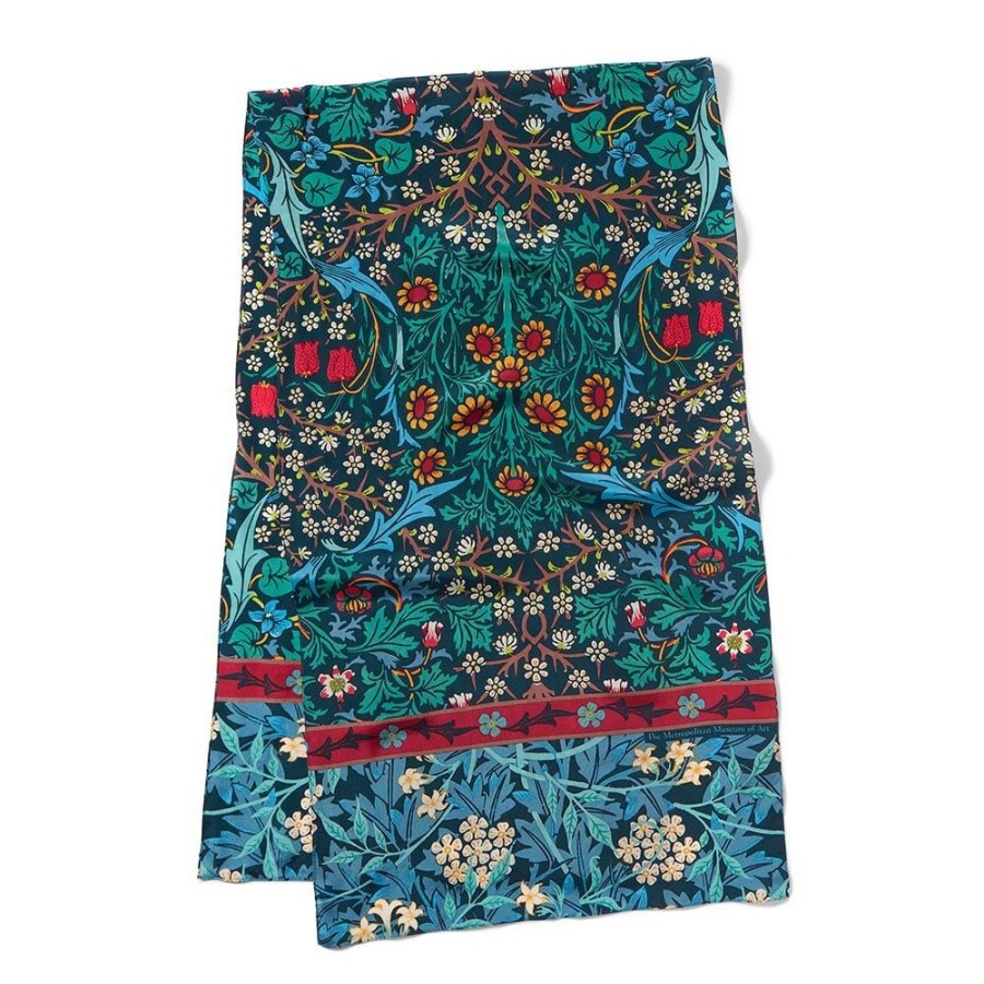 The Metropolitan Museum of Art William Morris Mixed Patterns Oblong Silk Scarf | Scarves & Wraps