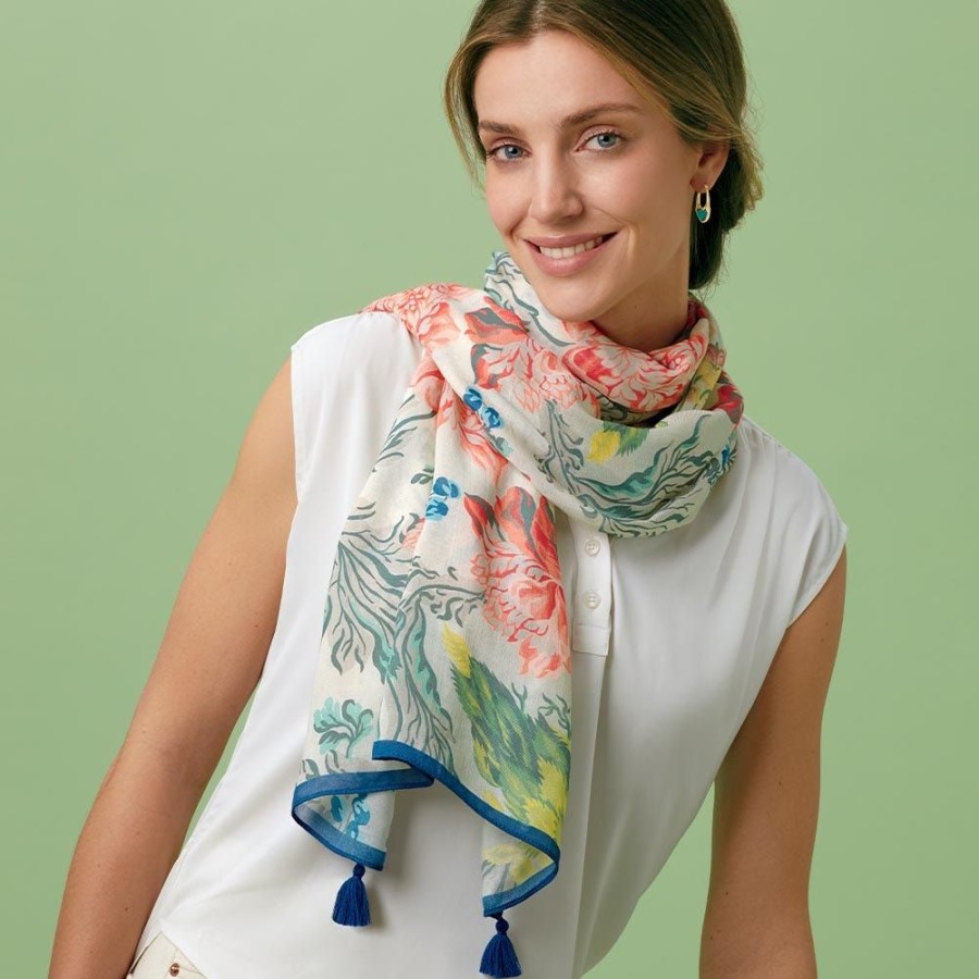 The Metropolitan Museum of Art European Floral Shawl | Scarves & Wraps