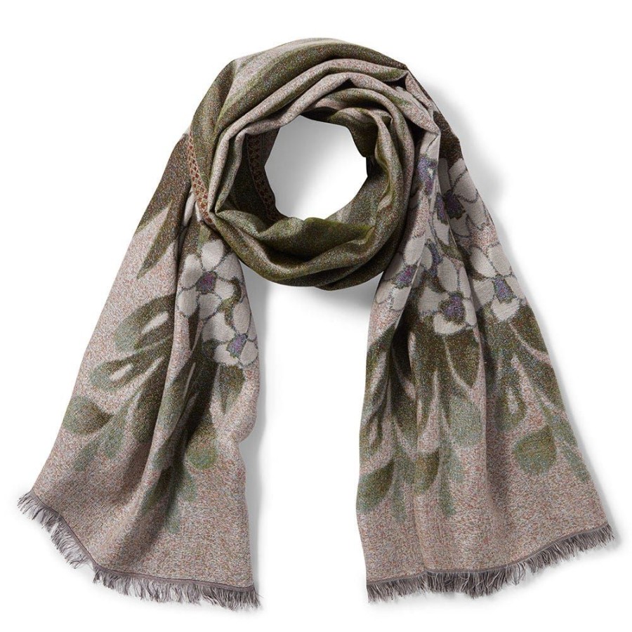 The Metropolitan Museum of Art Louis C. Tiffany Gladioli Wool-Blend Shawl | Scarves & Wraps