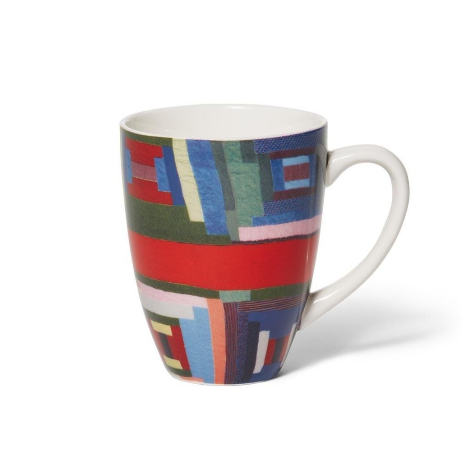 The Metropolitan Museum of Art Gee'S Bend Pettway Quilt Design Covered Mug With Tea Infuser | Tableware