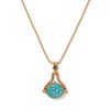 The Metropolitan Museum of Art Wedjat Eye Scarab Spinning Pendant Necklace | Necklaces