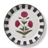 The Metropolitan Museum of Art Good Earth Blooming Poppies Bordered Round Serving Dish | Tableware