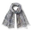 The Metropolitan Museum of Art Japanese Birds And Flowers Oversize Jacquard Shawl | Scarves & Wraps