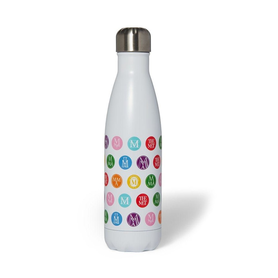 The Metropolitan Museum of Art Vintage Met Logos Water Bottle | Tableware