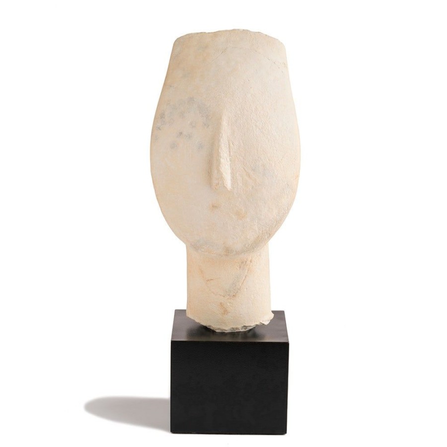 The Metropolitan Museum of Art Cycladic Head Sculpture | Sculpture