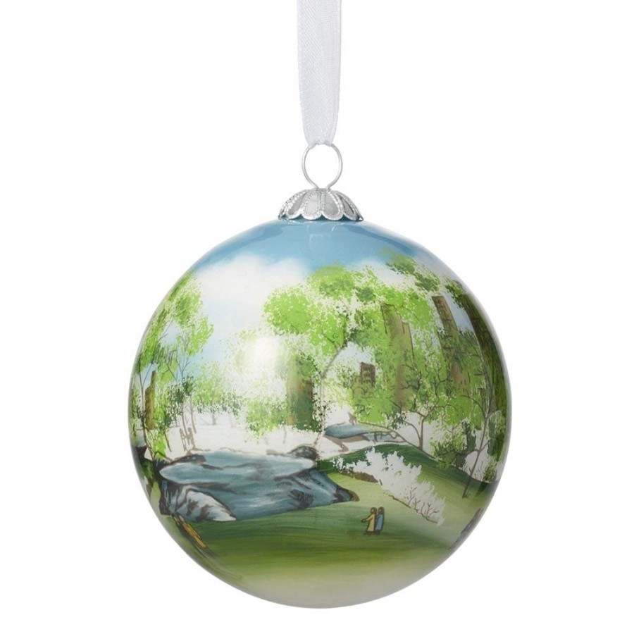 The Metropolitan Museum of Art Dehn Spring In Central Park Hand-Painted Glass Ornament | Ornaments