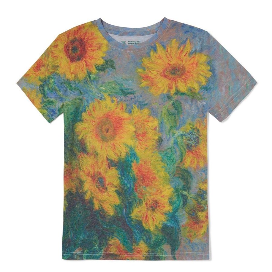 The Metropolitan Museum of Art Monet Sunflowers Women'S Tee | Clothing