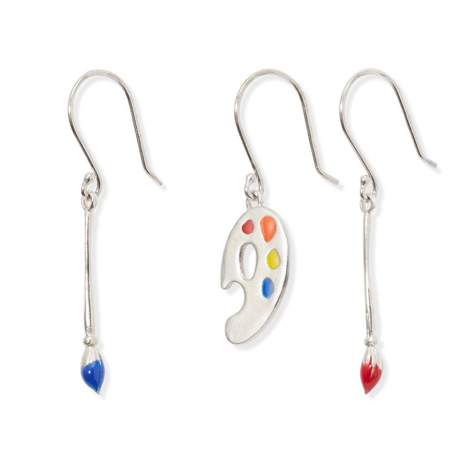 The Metropolitan Museum of Art Paintbrush And Palette Drop Earrings | Earrings