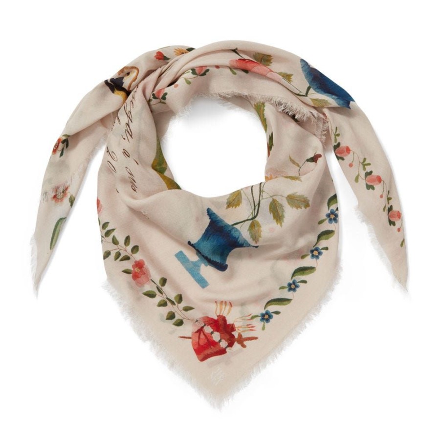 The Metropolitan Museum of Art Mexican Sampler Square Cashmere-Blend Scarf | Scarves & Wraps