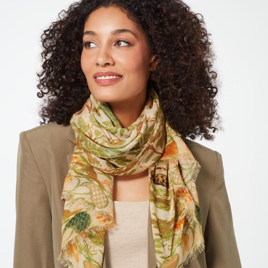 The Metropolitan Museum of Art Portuguese Garden Oblong Scarf | Scarves & Wraps