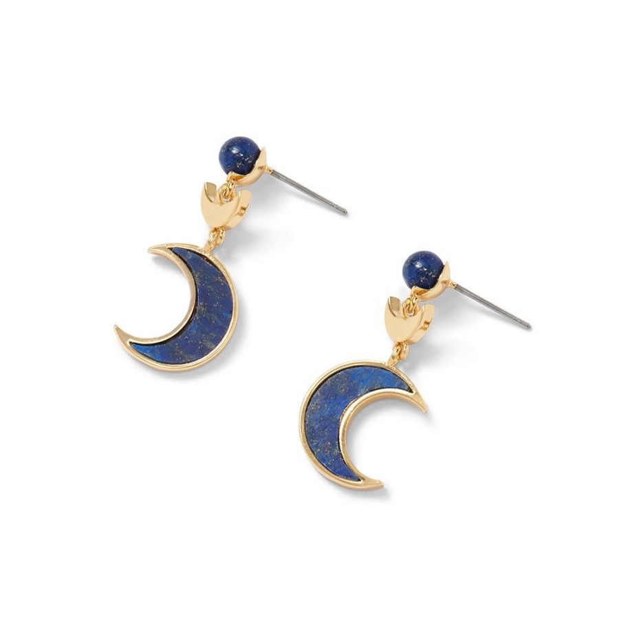 The Metropolitan Museum of Art Fatimid Lapis Crescent Drop Earrings | Earrings