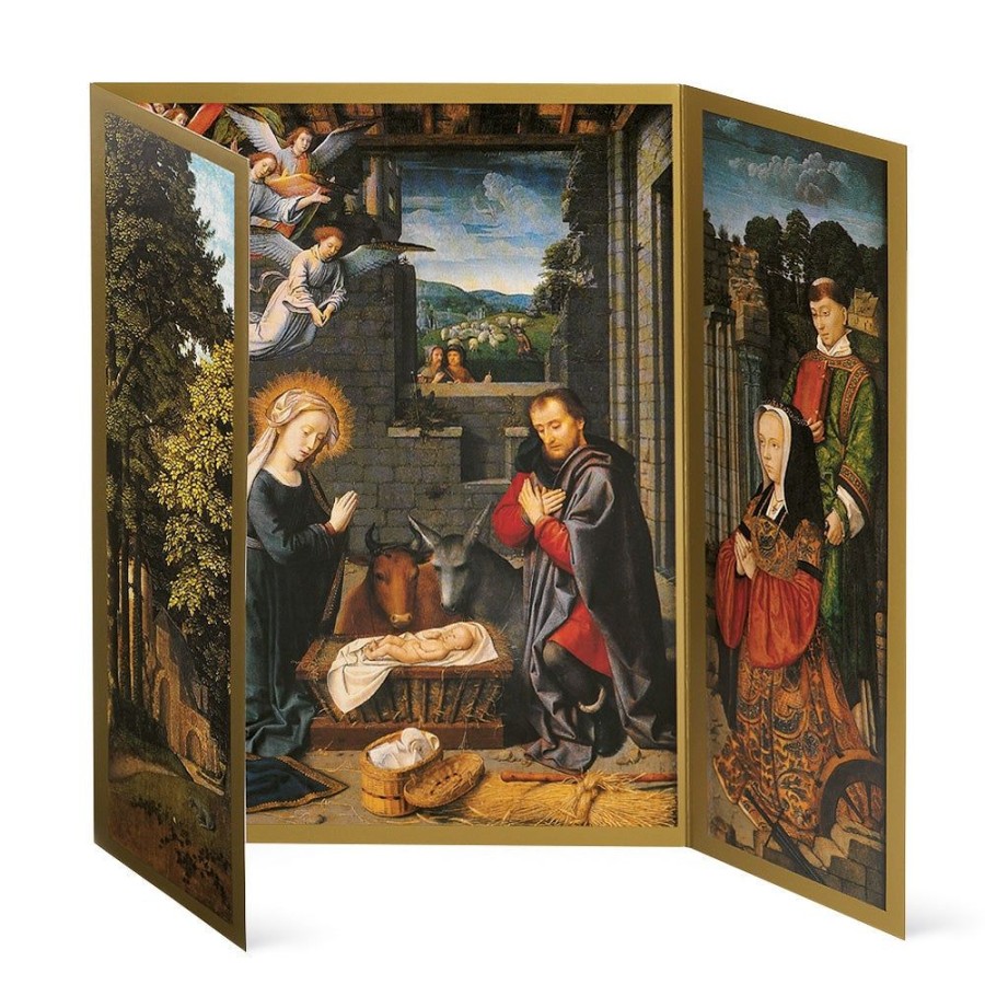 The Metropolitan Museum of Art Gerard David: The Nativity Triptych Holiday Cards | Holiday Cards